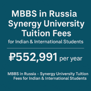 MBBS Russia – Synergy University Tuition Fees for Indian & International Students