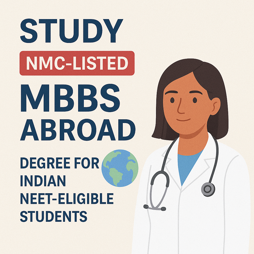 Study NMC-listed MBBS Abroad Degree for Indian NEET-Eligible Students