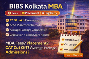 BIBS Kolkata MBA Fees, Placement, Eligibility, Average Package & Admission Guide