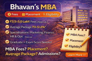 Bhavan’s MBA College Kolkata – Fees, Placement, Eligibility