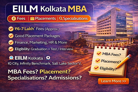 EIILM Kolkata MBA – Fees, Placements, Average Package, Eligibility & Review