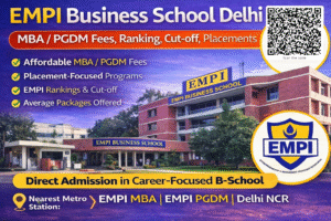 EMPI MBA Business School EMPI MBA PGDM fees Ranking Placements