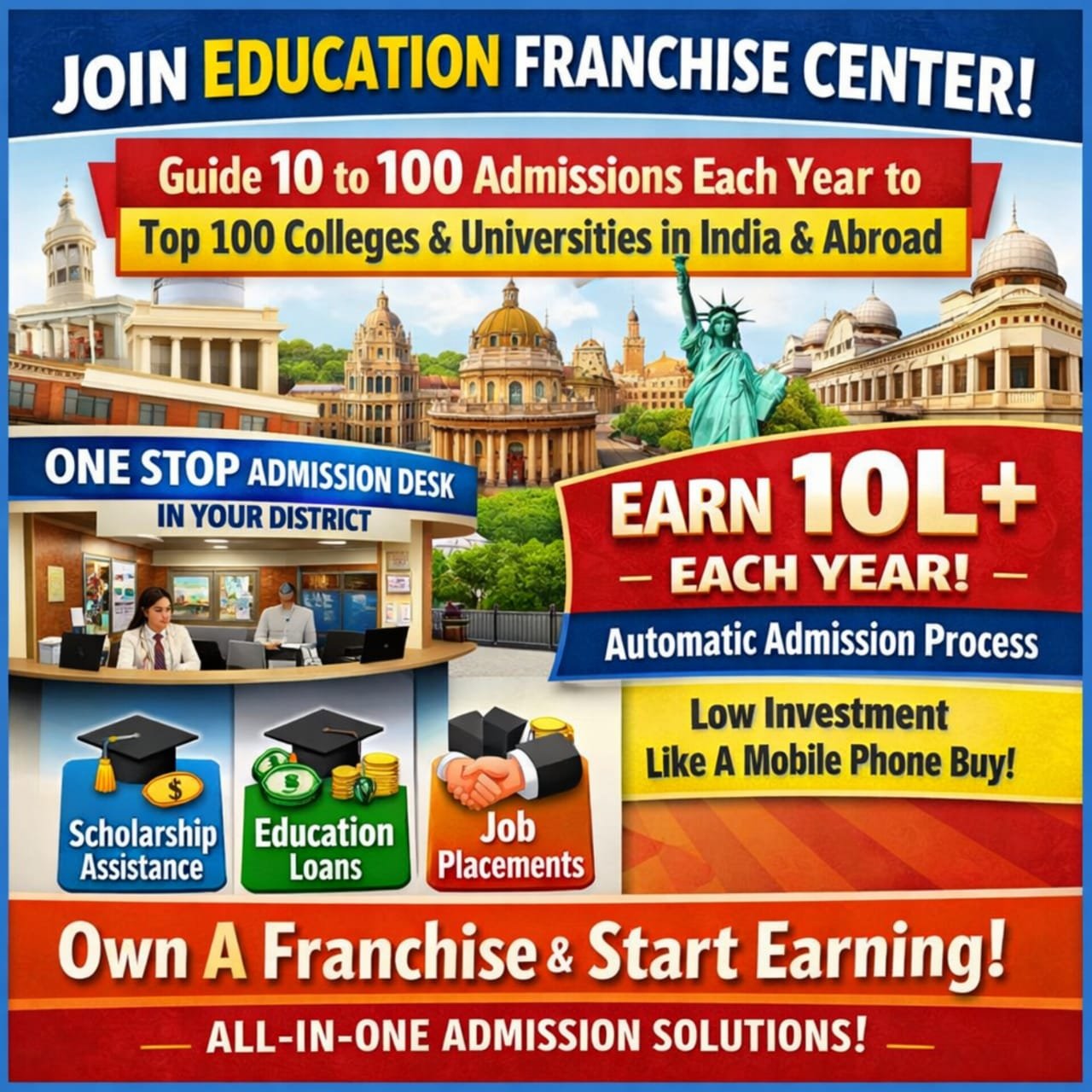 Franchisee Business Education Opportunites in India most Profitable low invest High return assured
