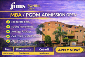 JIMS Delhi MBA PGDM Fees, Placement, Average Package, Cut-off & Eligibility (Rohini Campus)