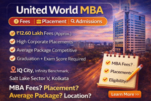 United World Kolkata MBA Fees Admission -IQ City UWSB Kolkata